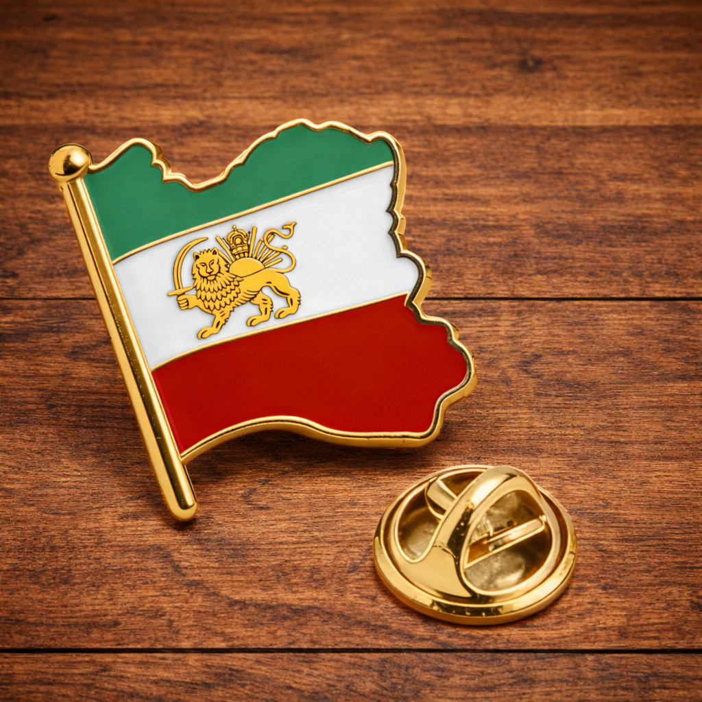 Pin Iranska Flaggan