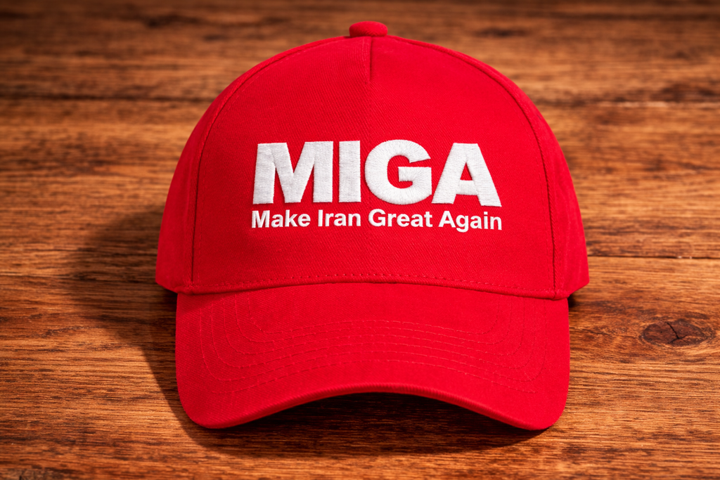 MIGA Keps Röd & Vit