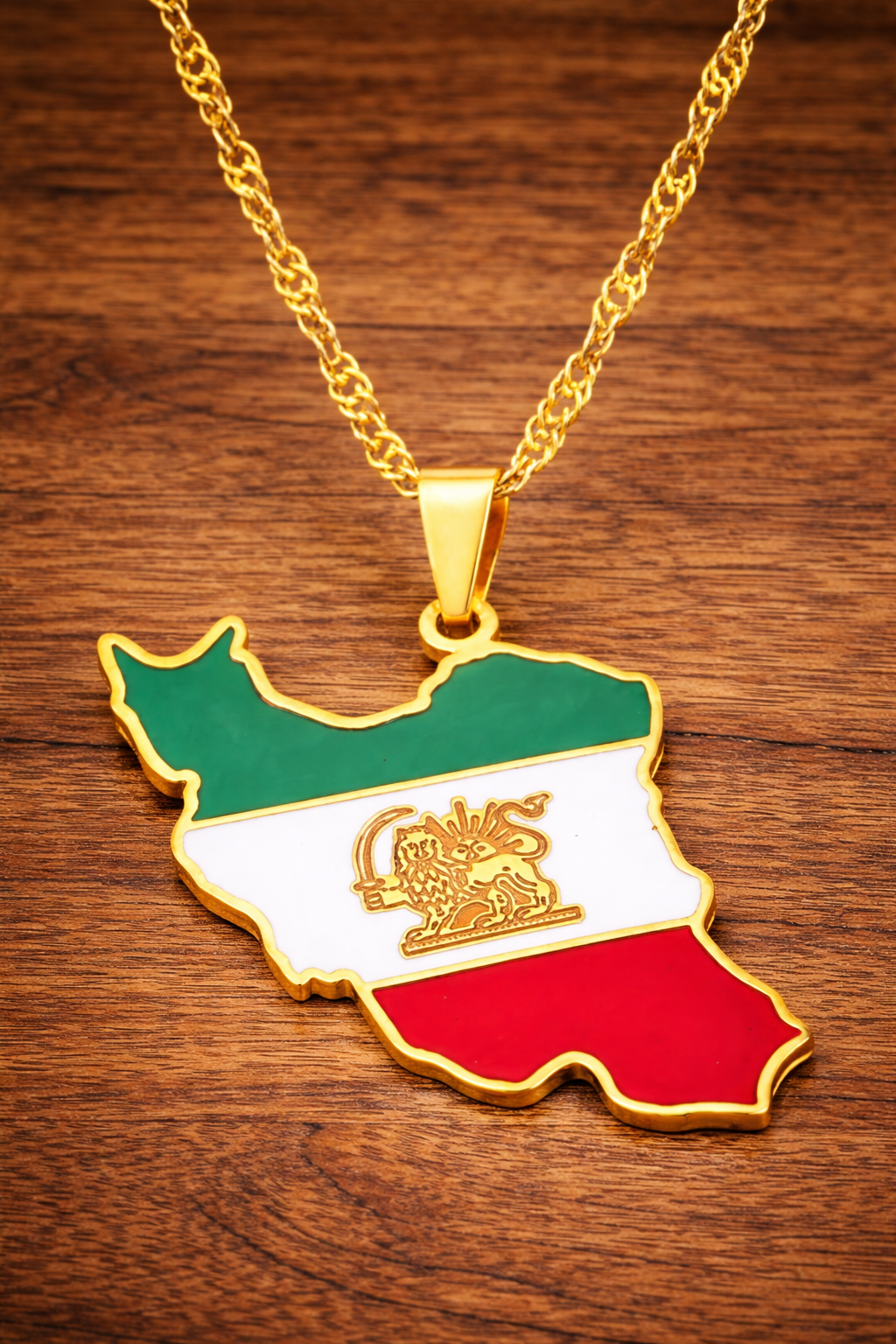 Halsband Karta över IRAN